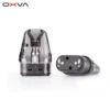 正版 OXVA XLIM V3 升級版小蠻牛空煙彈 正版 OXVA XLIM V3 升級版小蠻牛空煙彈特寫,展示 2ml 頂部注油防漏設計與底部 1.2Ω 阻值雷雕,原廠替換空倉